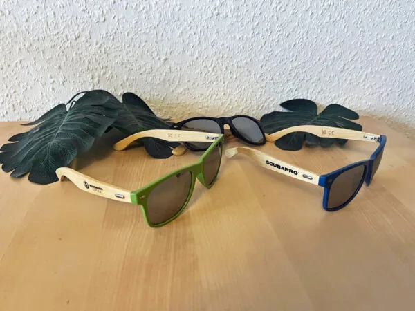 ScubaPro Sonnenbrille aus Bambus und Stroh Meeresschutz
